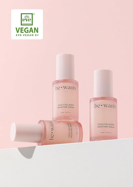 Bewants Collagen Serum for Face, Hydrating Treatment for Dry Skin – Calming Essence with Centella Asiatica & Hyaluronic Acid, 1.35 fl oz, A Thoughtful Choice for Mother’s Day