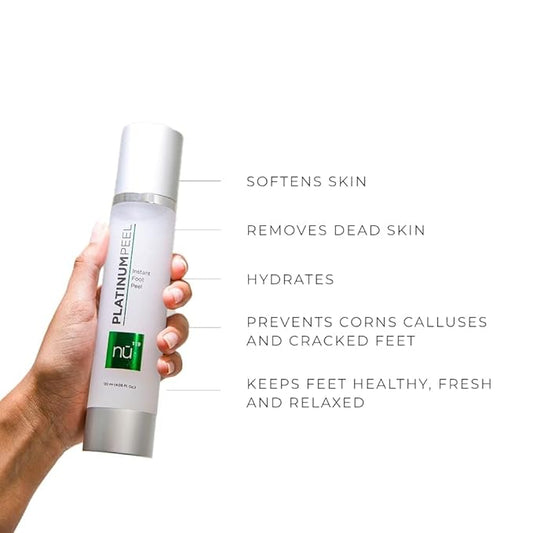 How to Get Soft Feet | Foot Care Kit Includes 120ml Instant Foot Peel Spray for Calluses Removal, Softening Balm & File | Professional Products to Make Your Feet Soft