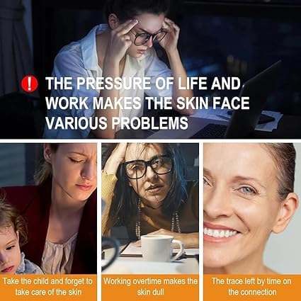 2PCS Vitamin C Facial Serum Essence, Hydration, Skin Moisturized, Vitamin C Serum, Anti Aging & Wrinkle Facial Serum(30ml / 1.01oz)