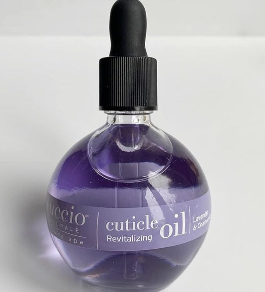 Cuccio Naturale Cuticle Revitalizing Oil - Lavender & Chamomile - Moisturizes, Strengthens Nails - 2.5 oz (Pack of 2)