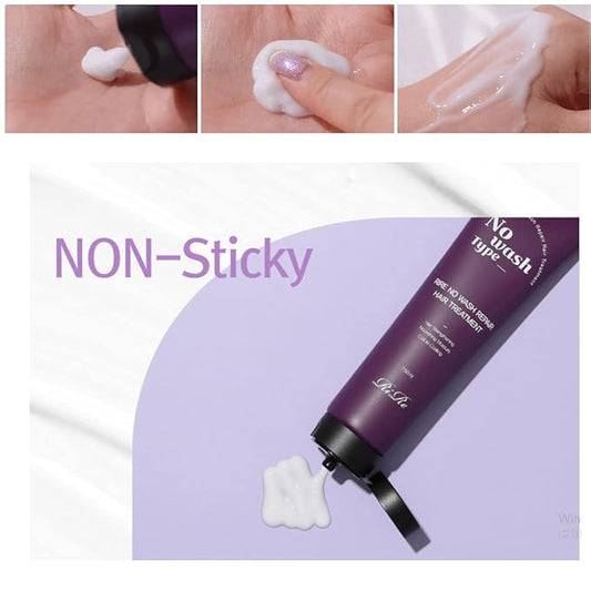 RiRe No Wash Repair Hair Treatment (5.07fl.oz.) Hydrolyzed Collagen, Non-Sticky, Damaged Hair Intensive care