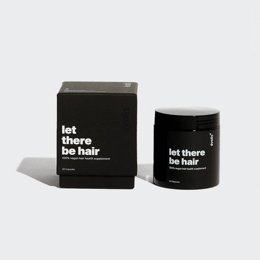 évolis Let There be Hair - Growth Supplement - Get Visibly Thicker, Youthful, Healthy Hair in 60-90 Days - 100% Vegan Hair Growth Supplement for Men & Women (60 Capsules)