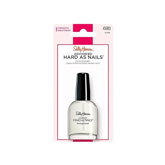 Sally Hansen Advanced Hard as Nails, clear, 0.45 Fluid Ounce (Pack of 2)