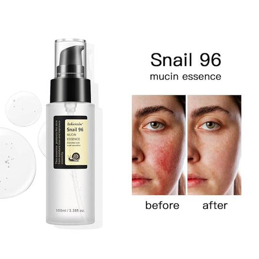 100ML Snail Mucin Serum,Advanced Snail 96 Mucin Power Essence,Snail Mucin Repair Dark Spots,Snail 96,Snail Mucin Essence for Face,Hydration and Moisture,Improve Skin Vitality