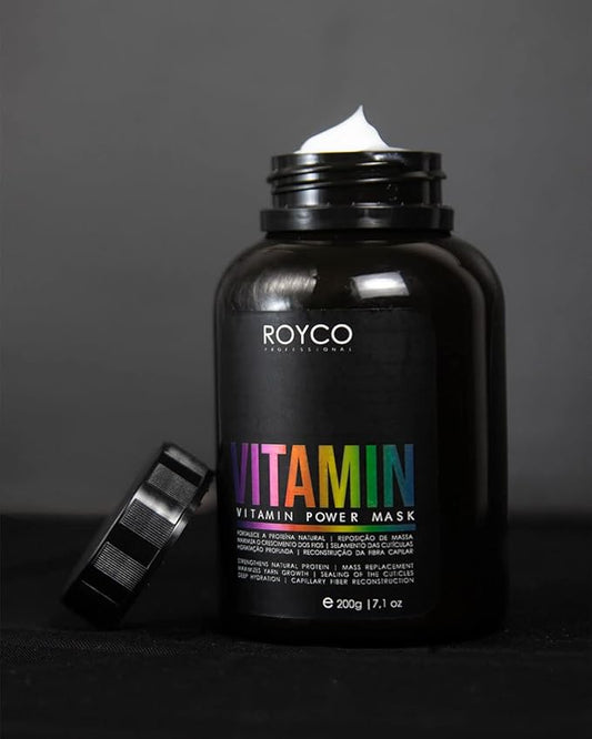 Hair Mask – Advanced Vitamins Hair Mask Deep Conditioner – Effective Hair Mask for Damaged Hair with Vitamin C, Niacinamide, Retinol, D-Biotin – Hair Moisturizer Mask - 200g