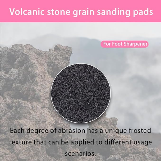 60 Pcs Sandpaper Set 1.7'' x 1.7'' for Electric Foot Callus Remover,Pedicure Disc,Sander Discs Replace Set - 1 Box (30 Fine Grit and 30 Coarse Grit)