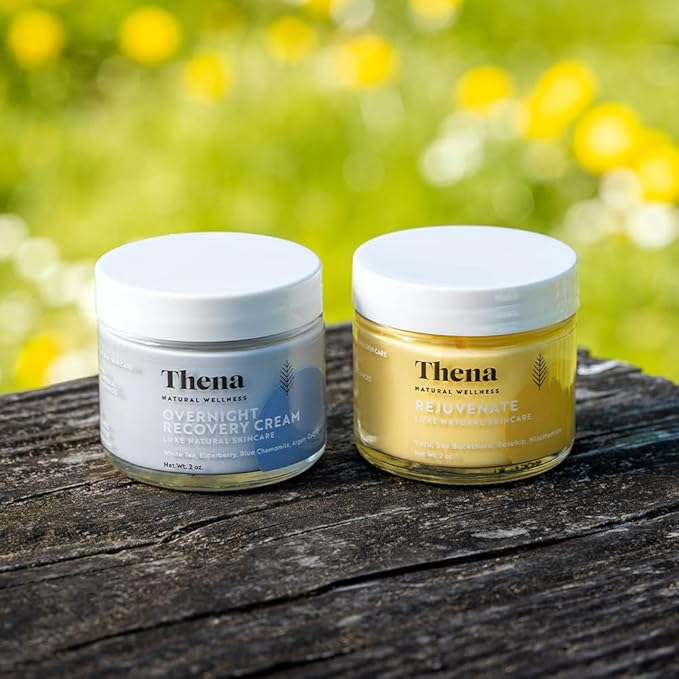 THENA Rejuvenate Facial Cream Moisturiser Natural & Organic Skincare Anti aging Day Cream