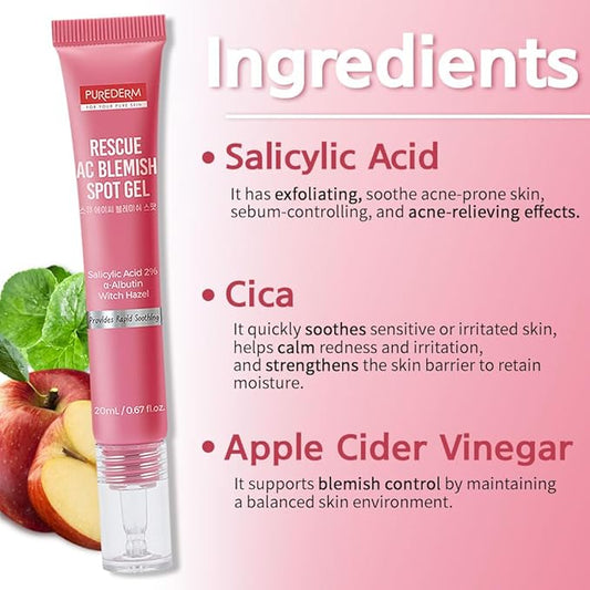 Purederm Collagen Eye Zone Mask & Blemish Spot Treatment Gel for your beautful skin