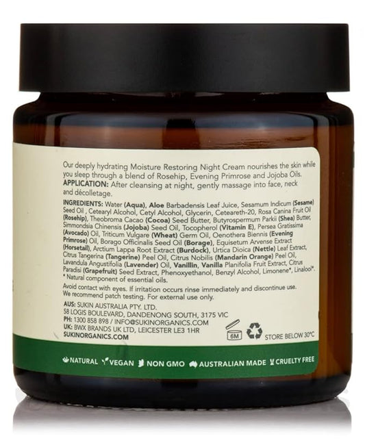 Sukin Night Cream with GWP Rosehip 120 ML (order 6 for trade outer)