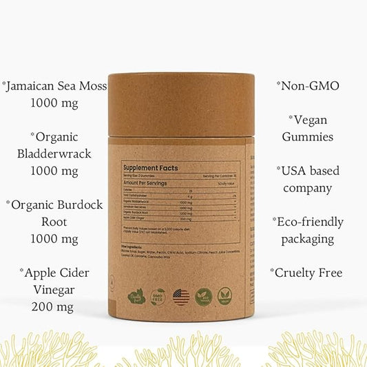 Jamaican Sea Moss + Apple Cider Vinegar (Vegan Sea Moss)