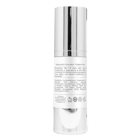 Microderm GLO - Vitamin C Serum, Professional Brightening Facial Skin Serum, with Advanced Collagen Boosting Anti-Aging Vitamin C & E, to Help Skin Look More Firm, Even Textured, and Radiant, 1 Oz