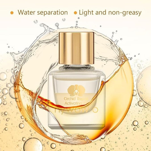 Orchid Hydration Facial Oil, Luxurious Lightweight Orchid Face Oil for Daily Hydration & Radiance, Perfect for Sensitive & Dry Skin, 0.04 fl. oz