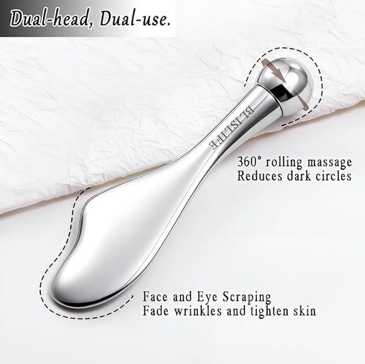 Eye Massage Roller Set,Quickly Reduces Eye Puffiness, Minimizes Wrinkles, Fine Lines and Dark Circles.