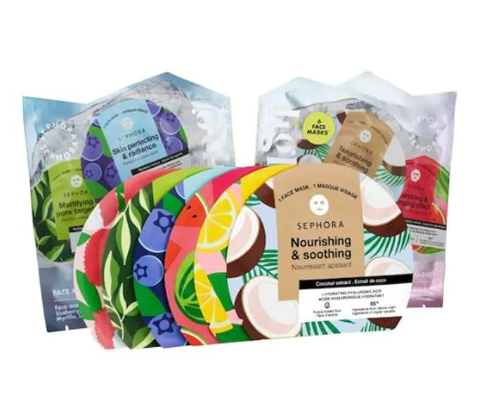 SEPHORA Favorites Moving Lights Collection Limited Edition Face Mask Magic Set - 6 Face Masks