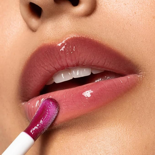 Karuna Skin - Tinted Lip Oil, Soothing & Moisturizing Lip Products with Peptides, Antioxidants, Hydrating Flattering Vegan Lip Tint, Grow, 4.8 mL/0.16 fl. oz