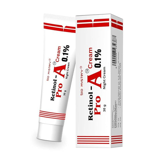 Retinol Pro Night Cream 0.1 (30 Gram / 1.0 Oz) for Beginners Pro Night Cream, Face Moisturizer for Wrinkle Reduction, Non-Greasy Formula for Daily Use 1.0 Oz