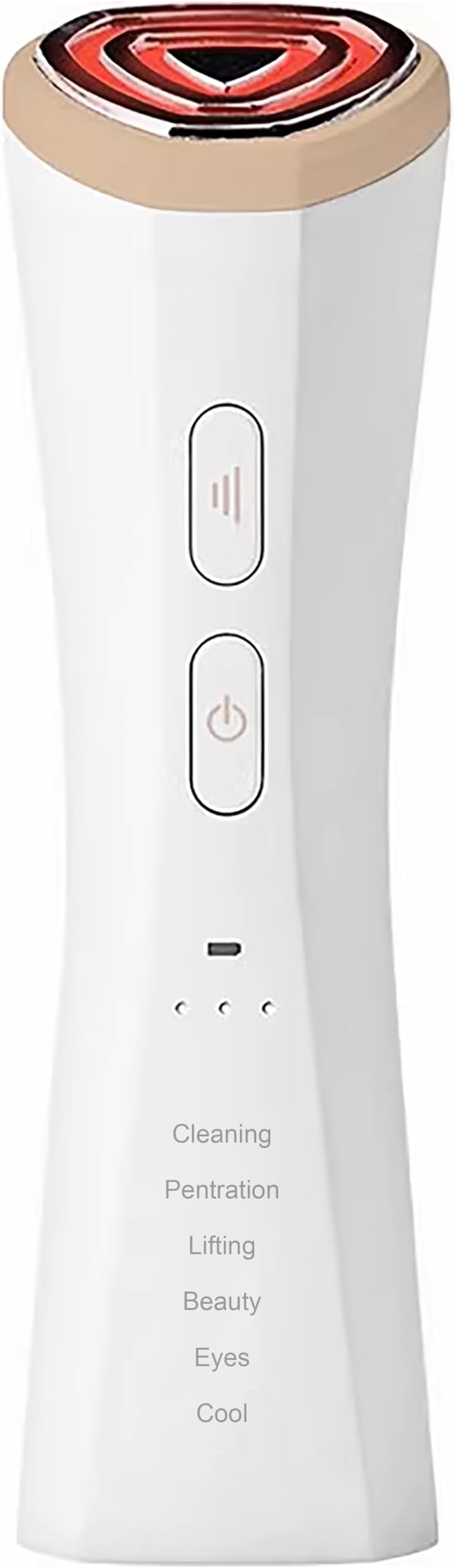 Red Light Therapy for Face - Microcurrent Facial Device, 6-in1 Facial Massager, Skin Rejuvenation Lifting, Tightening, Infusing, Effective Wrinkle and Puffiness Reduction