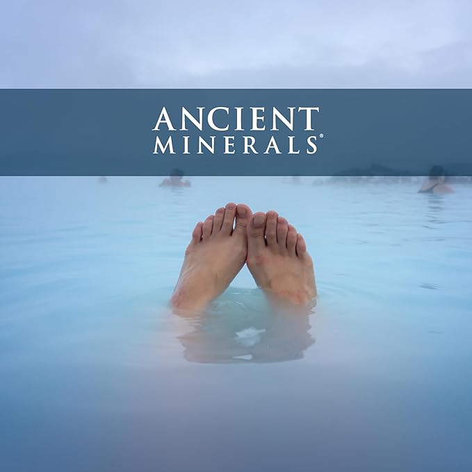 Ancient Minerals Magnesium Bath Flakes - Bathing Alternative to Epsom Salt - Soak in Natural Salts - High-Absorption Efficiency for Relaxation, Wellness & Muscle Relief (4 .4 lb)
