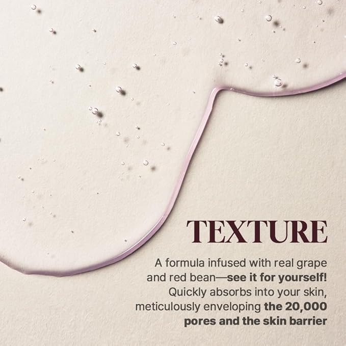 Pot Pore Tightening Podo Ampoule - Pore Tightening, Korean Skincare, Hypoallergenic, Moisturizing, Red Bean, Grape, Pore Care, Face Serum, Skin Density Improvement, K-Beauty, Skin Elasticity