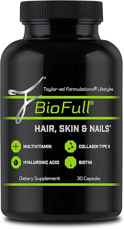 Hair Skin Nails - Biotin Vitamins for Hair, Skin & Nails - Biotin & Collagen Supplement for Women & Men