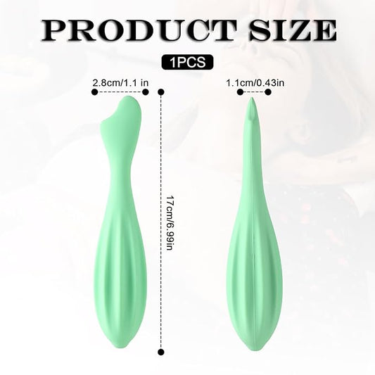 Facial Massage Roller, 6.99x1.1x0.43in Face Roller Skin Care Silicone Face Massage Tool Face Massage Stick Body Relax for Women Face Massager(Green)