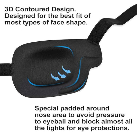 3D Eye Patch - 2nd Generation (Left Eye/Black)