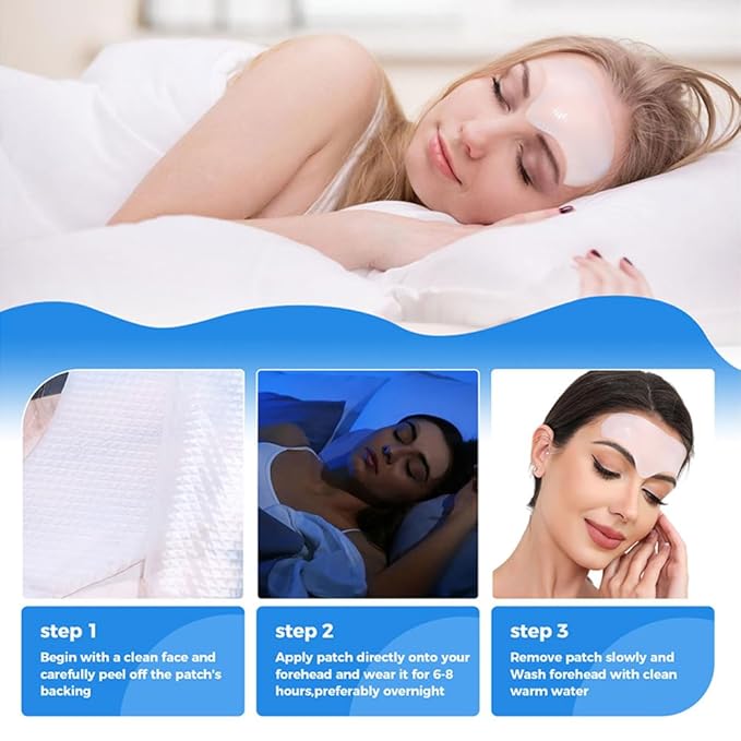 Okela Forehead Wrinkle Patches Overnight 20 pcs with Collagen, Vitamin, Anti Wrinkle Patches, Forehead Wrinkles Beauty Treatment