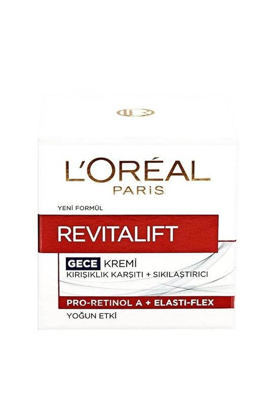L'Oreal Paris Dermo-Expertise RevitaLift Night Cream, Frankincense, 50 ml