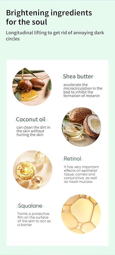 2 Pcs Retinol Eye Cream Stick,Moisturizing Eye Cream Stick for Fine Lines, Wrinkles, Dark Circles and Puffy Eyes,Eye Treatment Cream,0.21 FL OZ Each