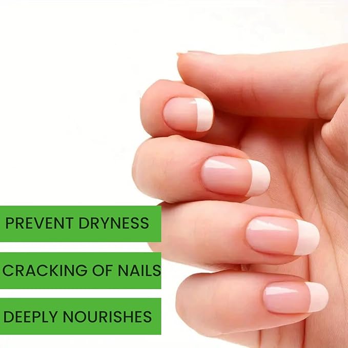 Ginger Cuticle Oil for Nails, Nail Strengthener Serum Nail Growth Oil Nourishing Moisturizing and Clear Texture, Non-sticky