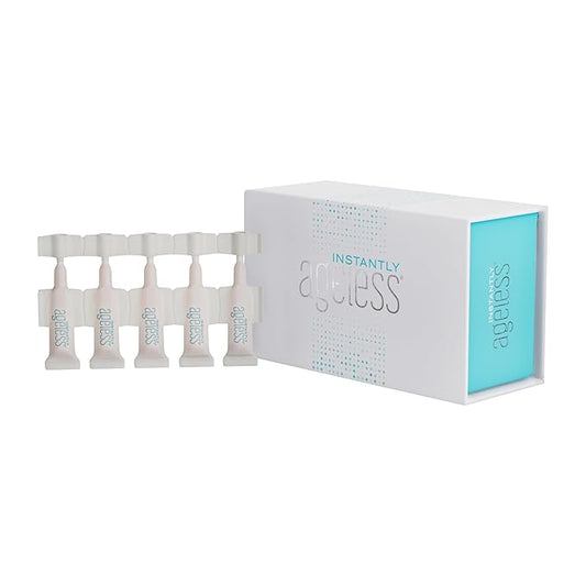 Instantly Ageless - Instant Face Lift Cream - Skin Care for Anti Aging face cream - Wrinkle Tightener - Instant Under Eye Bags Remover - Facelift in a Box of 25 Vials