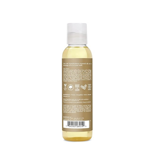 SheaMoisture Body Oil for Dry Skin Sweet Almond Oil Cruelty Free 4 oz