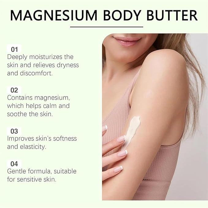 Neuropathy Cream, Neuropathy Mama Oasis Lotion,Magnesium Body Butter, Magnesium Cream for Neuropathy, Deeply Moisturizes Skin, Keep Soft Smooth, Suitable for All Skin Types 114g/1pcs