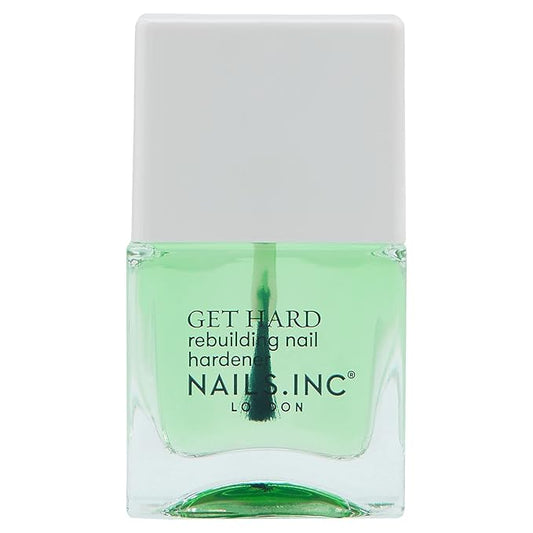 Nails.INC Get Hard Base Coat, Hardening Base Coat Infused with Retinol, Protects and Smooths Nails, Chip Resistant, Cruelty Free, Vegan