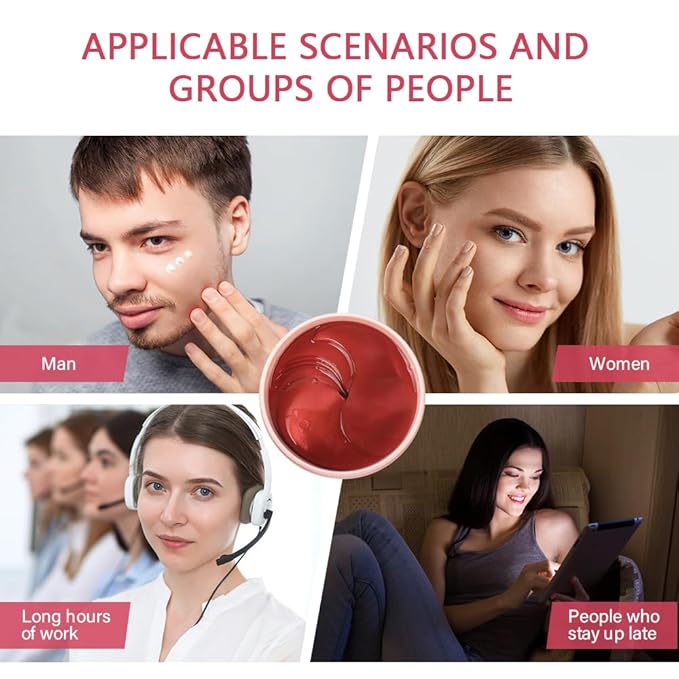 Professional Caffeine Eye Masks, Under Eye Patches for Puffy Eyes, Eye Masks for Dark Circle, Wrinkles and Fine Lines, Rejuvenating and Refreshing Eye Masks with Caffeine