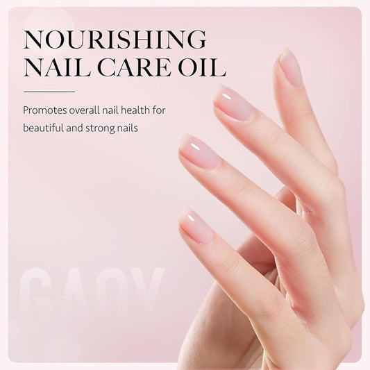 GAOY Cuticle Oil Pen Set, 6Pcs Manicure & Pedicure Accessories with Vitamin E for Nourished and Revitalized Nails, Professional Nail Growth Treatment & Repair Kit