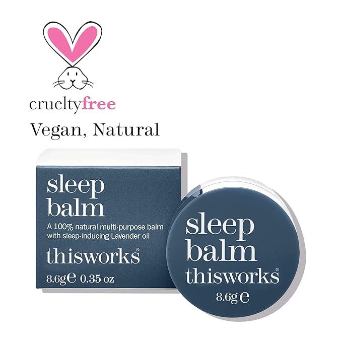 THISWORKS sleep balm: 100% Natural Multi-Purpose Balm with Sleep-Inducing Lavender Oil, 8.6g | 0.35 oz