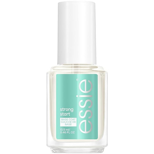 essie Nail Care, 8-Free Vegan, Strong Start Base Coat, strengthening nail polish, 0.46 fl oz