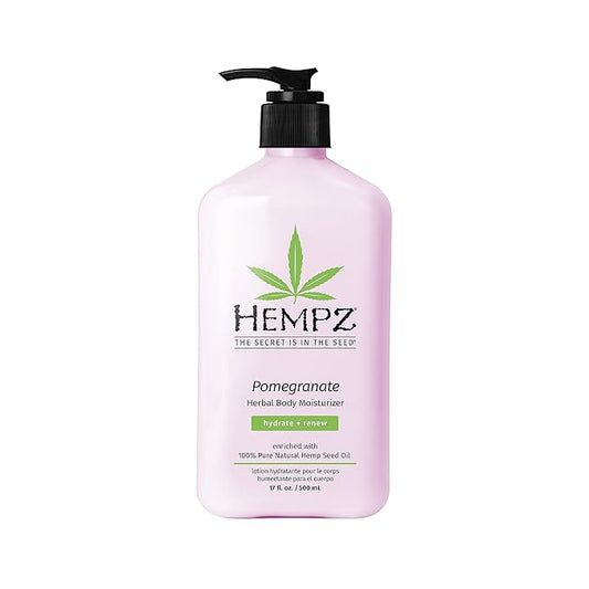 HEMPZ Body Lotion - Pomegranate - Bright Citrus - Daily Moisturizing Cream - 17oz