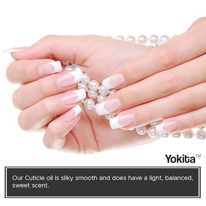 Premium Brush On Cuticle Oil Milk and Honey Natural Healing Infused, Soothes and Moisturizes Cuticles with Vitamin E 0.5 oz (Vanilla)