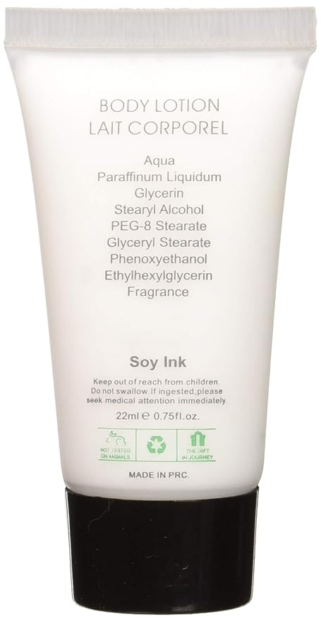 Eco Amenities Travel Size Lotion Bulk - 288 Pack, 22ml (0.75 fl oz) Tubes - Delight Guests with Refreshing Mini Hand Lotion Travel Size Toiletries - Individually Packed for AirBnBs, Hotels, Gyms, Spas