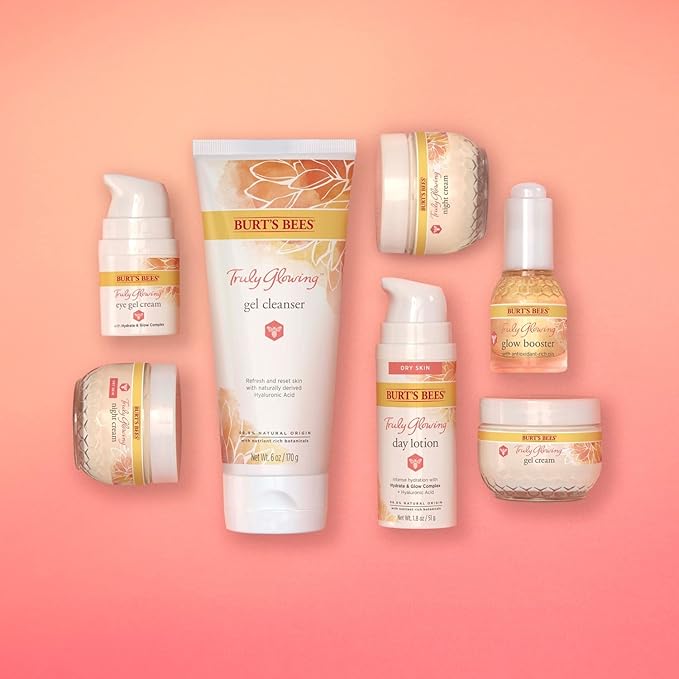 Burt's Bees Truly Glowing Eye Gel Cream Unisex 0.5 oz, White