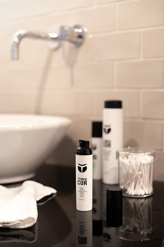 Dermaroller Tympacur Night Repair Face Cream Restores Skin with Myoxinol Hyaluronic Acid Aloe Vera Shea Butter Vitamin A and E Dry Stressed Sensitive Skin is Rejuvenated Overnight oz, 1.7 Ounce