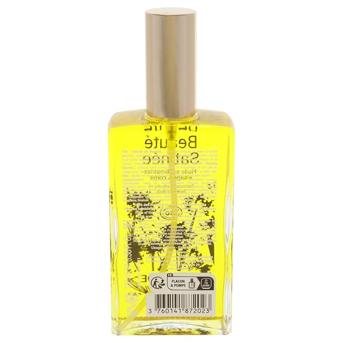 Satin Beauty Oil - Vitamin E Oil for Skin - Nourishes and Softens Skin - Skin Protection and Anti-Aging Body Oil for Women - 3.38 oz