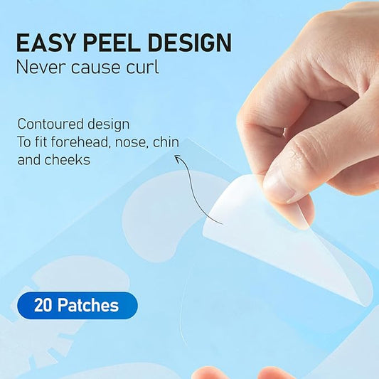 Large Pimple Patches for Face, Hydrocolloid Acne Patches, Zit Patches for Large Troubled Face, Chin, Back Blemish Patches Acne Spot Treatment Blemish Patches Pimple Stickers