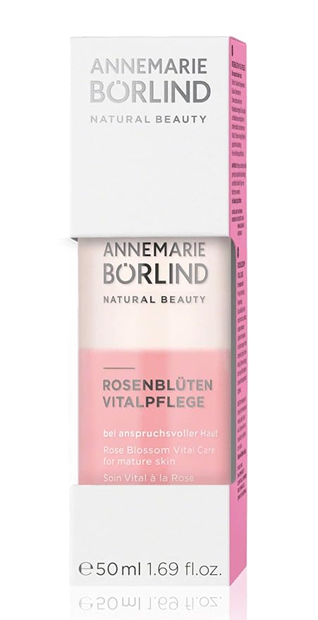 ANNEMARIE BÖRLIND – Rose Blossom Revitalizing Care – Sustainably Sourced Anti-Aging Face Serum With Valuable Plant Oils for a Vitalized and Smooth Skin – 1.69 Oz