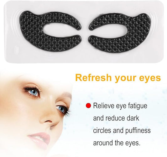 20 Pairs Eye Hyaluronic Eyes Patches for Dark Circle, Puffy Eyes, Wrinkles, Eye Bags, Puffiness Bamboo Charcoal Eye Skin Care Pads Anti-aging
