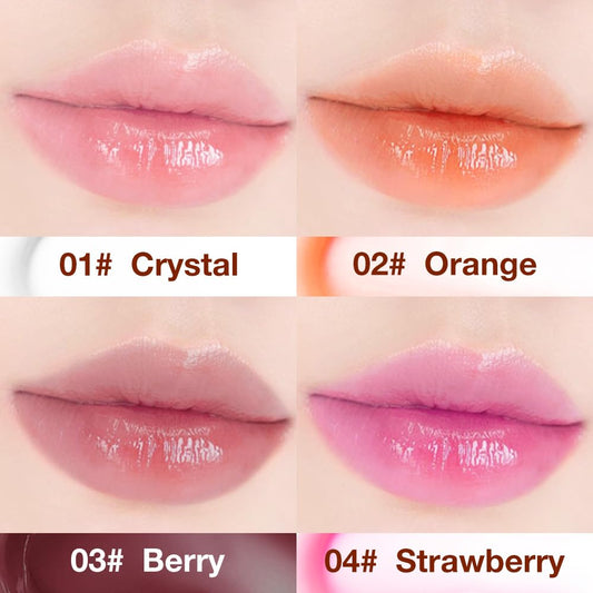 evpct 4Pcs Magic Color Changing Lipstick Long Lasting Waterproof 24 Hours Original for Women, Honey Orange Raspberry Strawberry Pink PH Mood Permanent Color Changing Lipstick Lip Balm, labial magico