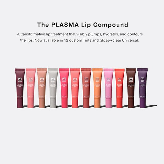 U Beauty The PLASMA Tinted Lip Compound Anti-Wrinkle & Anti-Aging Treatment - Shimmery Plumping Lip Gloss with Hyaluronic Acid, Shea Butter, Salicylic Acid & Peptides to Deeply Hydrate,Rose- 15 mL