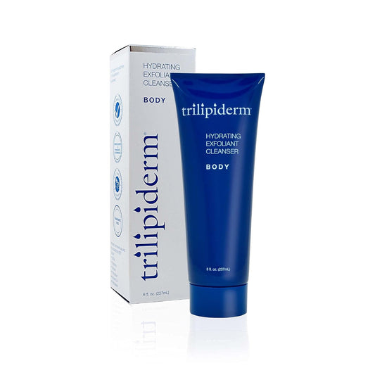 Trilipiderm Hydrating Exfoliant Cleanser – 3-in-1 Body Wash, Scrub, and Hydrator, 8 Ounce Tube